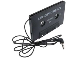 Insten Car Audio Cassette Adapter Compatible with Blackberry Z10, Black