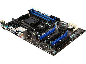 Refurbished: MSI 970A G46 R AM3+ AMD 970 + SB950 SATA 6Gb/s USB 3.0 ATX AMD Motherboard with UEFI BIOS Factory Refurbished Certified Refurbished