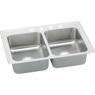 Pacemaker 33 x 19.5 Double Bowl Kitchen Sink