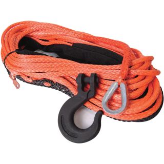 Mile Marker Synthetic Rope — 3/16in. Dia. x 50Ft., Model# 19-52316-50  Winch Kits, Straps   Hooks