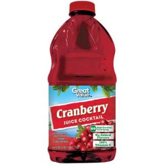 Great Value Cranberry Cocktail, 64 Fl Oz