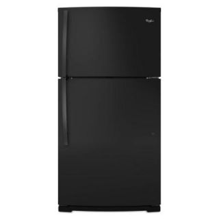 Whirlpool 21.1 cu. ft. Top Freezer Refrigerator in Black DISCONTINUED WRT311SFYB