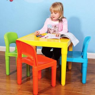 Tot Tutors Primary Focus Table and Chair Set, Multiple Colors