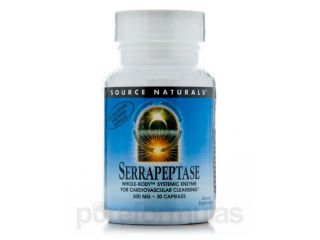 Serrapeptase 500 mg   30 Vegetarian Capsules by Source Naturals