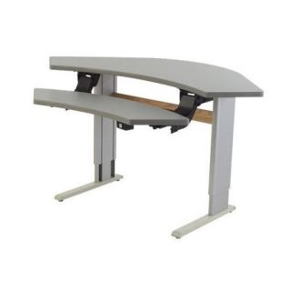Populas Furniture Infinity Adjustable Corner Workstation Training Table