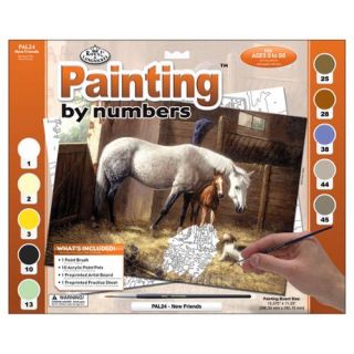 Adult Paint By Number Kit 15 3/8"X11 1/4" New Friends