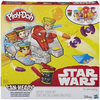 Play Doh Star Wars Millennium Falcon Featuring Can Heads