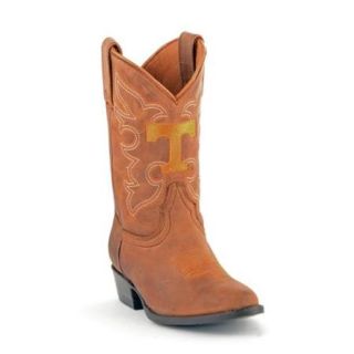 Gameday NEW Boys Honey Leather University of Tennessee Cowboy Boots (Size 11.5)