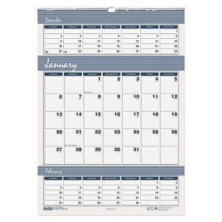 Months per Page Wall Calendar, 12 x 17, 2015 2016