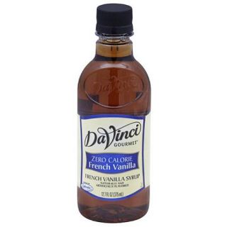 DaVinci Gourmet Zero Calorie French Vanilla Syrup, 12.7 fl oz, (Pack of 6)