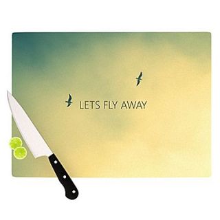 KESS InHouse Lets Fly Away Cutting Board; 11.5 H x 8.25 W