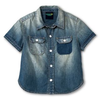 Toddler Boys‘ Button Down Shirt   Blue