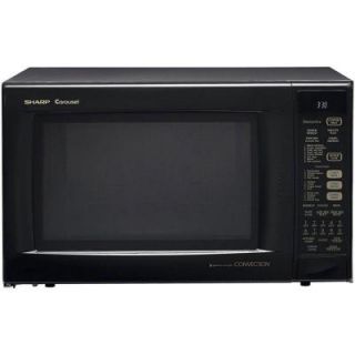 Sharp Refurbished 1.5 cu. ft. Countertop Convection Microwave Oven in Black DISCONTINUED R930AKRB