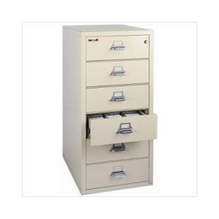 FireKing Fireproof 6 Drawer Card, Check and Note Vertical File