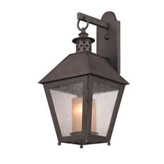 Troy Lighting Sagamore 1 light Medium Wall Sconce, Clear Seeded