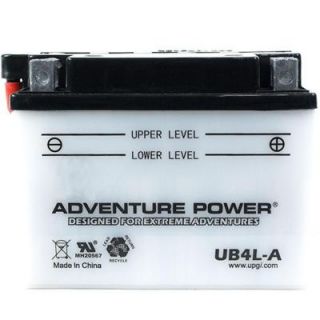 UPG Conventional Wet Pack 12 Volt 4 Ah Capacity D Terminal Battery UB4L A