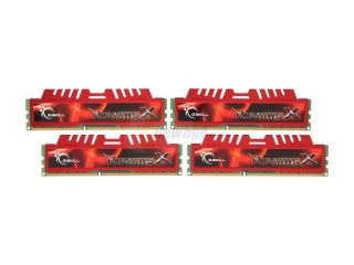 G.SKILL Ripjaws X Series 16GB (4 x 4GB) 240 Pin DDR3 SDRAM DDR3 2133 (PC3 17000) Desktop Memory Model F3 17000CL11Q 16GBXL