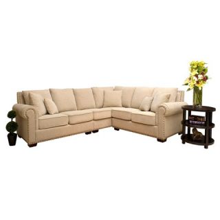 Abbyson Living Michelle Fabric Sectional