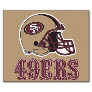 FANMATS San Francisco 49ers 5 ft. x 6 ft. Tailgater Rug 5838