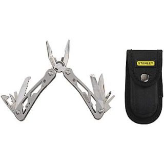 STANLEY 12 in 1 Multi Tool With Holster, 6 1/2