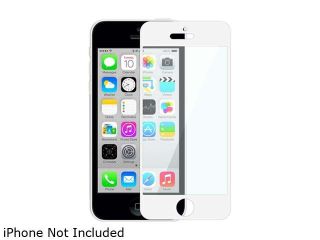 Insten White Colorful Frame Color Coated LCD Screen Protector Film Shield Guard Cover for iPhone 5 / 5S / 5C 1613109