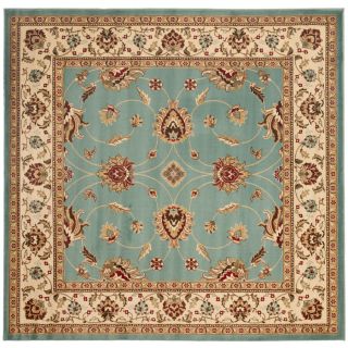 Safavieh Lyndhurst Blue and Ivory Square Indoor Machine Made Area Rug (Common: 7 x 7; Actual: 79 in W x 79 in L x 0.58 ft Dia)