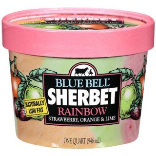 Blue Bell Rainbow Sherbet, 1 qt