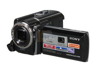 SONY HDR PJ50V Black 1/4" CMOS 3.0" 230K Touch LCD 12X Optical Zoom Full HD HDD/Flash Memory Camcorder