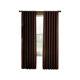 Curtainworks Chocolate Saville Thermal Curtain Panel   52 in. W x 84 in. L 1Q80380GCT