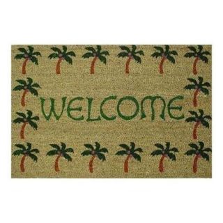Palm Tree Welcome Outdoor Doormat