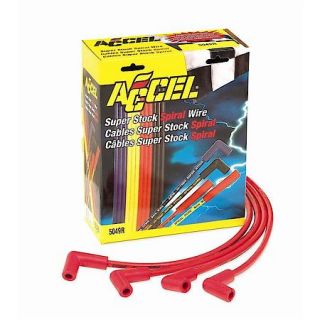 Accel Custom Fit Super Stock Spiral; Spark Plug Wire Set 5049R