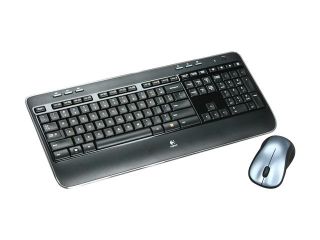 Logitech MK520 2.4GHz Wireless Keyboard and Mouse Combo   Black