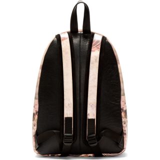 Sauvage Beige Leather Carrion Collage Backpack