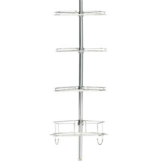 Glacier Bay Metal Tension Mount Pole Shower Caddy in Chrome 2190SS