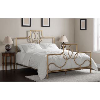 Charmers Royal Gold Queen Bed   Shopping