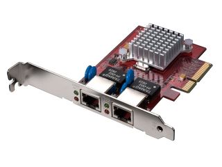 Rosewill RC 401 Dual EX Two Gigabit Network Server Adapter 10/ 100/ 1000Mbps PCI e x4 2 x RJ45