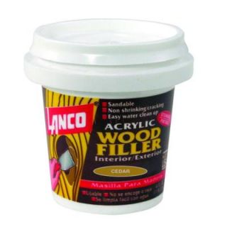 Lanco Acrylic Latex Wood Filler Cedar 4 oz. WF830 8