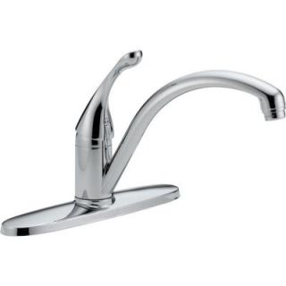 Delta Collins Lever Single Handle Standard Kitchen Faucet in Chrome 140 DST