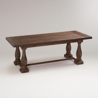 Rustic Java Greyson Fixed Dining Table