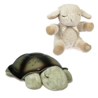 Cloud B Twilight Turtle Plush Constellation Nightlight with Sleep Sheep On the Go Sound Machine