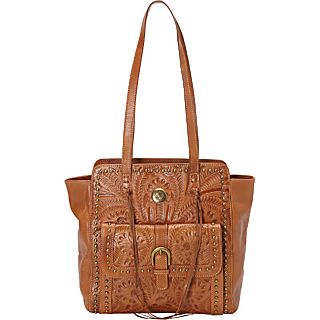 American West Shane Collection Zip top Tote