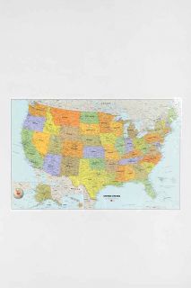 Dry Erase USA Map