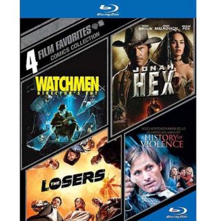 4 Film Favorites: Comics Collection   Watchmen / Jonah Hex / The Losers / A History Of Violence (Blu ray) (Widescreen)