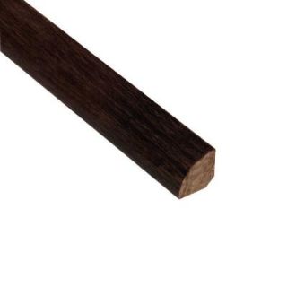Home Legend Strand Woven Espresso 3/4 in. Thick x 3/4 in. Wide x 94 in. Length Bamboo Quarter Round Molding HL200QR