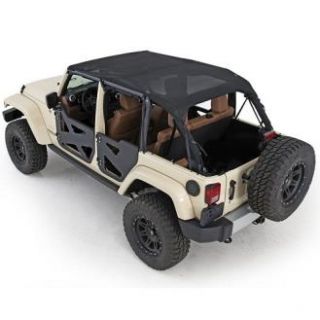 Smittybilt   Extended Mesh Top   Fits 2007 to 2009 JK Wrangler Unlimited and Rubicon Unlimited