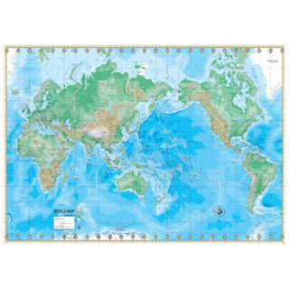 Advanced Physical Map   World by Universal Map