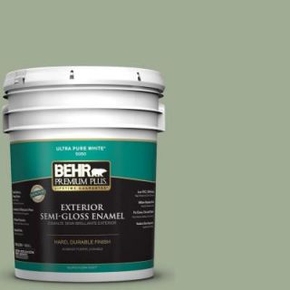 BEHR Premium Plus 5 gal. #S390 4 Roof Top Garden Semi Gloss Enamel Exterior Paint 540005