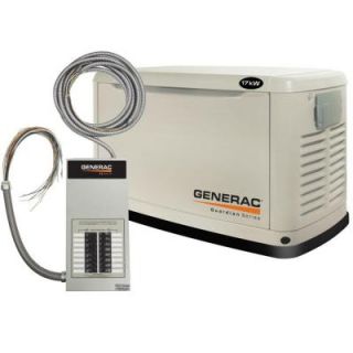 Generac 17,000 Watt Automatic Standby Generator with 100 Amp 16 Circuit Transfer Switch DISCONTINUED 6242