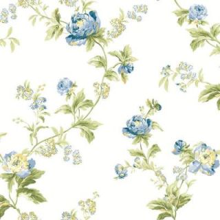 York Wallcoverings 56 sq. ft. Waverly Classics Forever Yours Trail Wallpaper WA7752