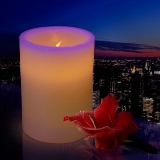 Flameless Pillar Candle with Flickering LED (Pack of 12)